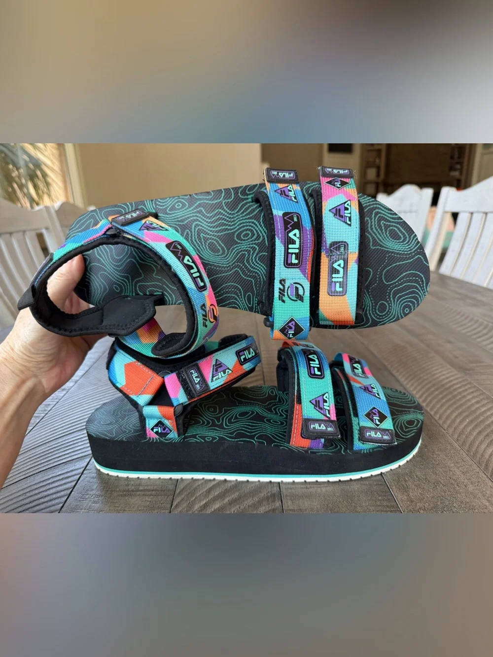 Fila Drifter DNS 90’s Vibe Retro Hiking Sandals Men's Size 11
